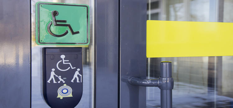 automatic handicap door opener in Mecca