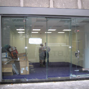 shop front door repair Mecca